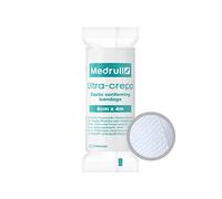 Medrull Vendas de Gasa 8cm x 4m 20 rollos Gasa para fijación de apósitos Vendaje de alta elasticidad, No estéril, Empaquetadas individualmente
