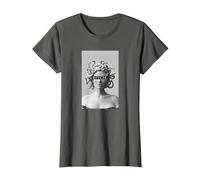Medusa - Camiseta con diseño de Cabeza de Serpiente Medusa, diseño Moderno Camiseta, Mujer, Asfalto, XXL