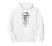 Medusa cósmica Entre Estrellas y océano Sudadera con Capucha