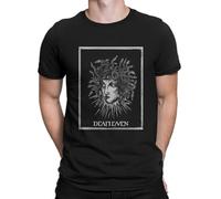 Medusa DeafHeaven Men's Creative Short-Sleeve Crew Neck Pure Cotton T-Shirt, Sizes S-4XL