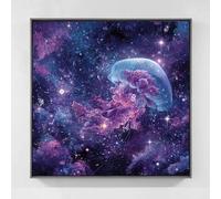 Medusa Diamond Painting Kit Completo, Diamond Painting Cielo estrellado Pintura Diamante Adultos, Hazlo tú Mismo 5D Cristal Bordado de Punto de Cruz Puzzle, Decoración Pared Hogar 50x50cm es8-f68