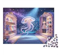 Medusa Fantasía Puzzle de 1000 Piezas Papel para Adultos Escena Boutique Mágica Juego Familiar Relajante Decoración Hogar Regalo 70x50cm/1000pcs