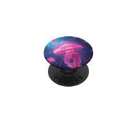 Medusa Galaxia Luminosa, Arte Cósmico Océano, Náutica PopSockets PopGrip Adhesivo