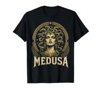 Medusa Greek Mythology Ancient Goddess Snake Legend Camiseta