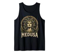 Medusa Greek Mythology Ancient Goddess Snake Legend Camiseta sin Mangas