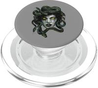 Medusa Greek Mythology Goddess with Snake Hair PopSockets PopGrip para MagSafe