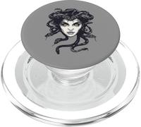 Medusa Greek Mythology Goddess with Snake Hair PopSockets PopGrip para MagSafe