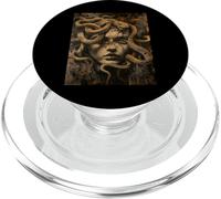 Medusa Greek Mythology Occult Scary Dark Grunge Art PopSockets PopGrip para MagSafe