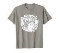 Medusa Greek Snakes Ancient Greece Mythology Gothic Goddess Camiseta