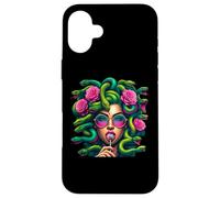 Medusa Hippie Psychedelic Snakes Greek Mythology Carcasa para iPhone 16 Plus