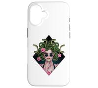 Medusa Hippie Psychedelic Snakes Greek Mythology Feminist Carcasa para iPhone 16
