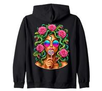 Medusa Lollipop Greek Mythology Goddess Roses Sudadera con Capucha