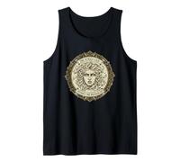 Medusa Mirada Femenina Petrificar el Patriarcado Feminismo Mujer Camiseta sin Mangas