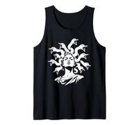 Medusa Mitologia Clasica Serpientes Grafica Camiseta sin Mangas