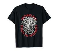 Medusa Mitología Griega Divertido Feminista Feminismo Vintage Camiseta
