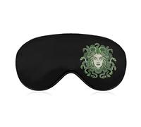 Medusa Myth Creature Sleep Eye Mask Soft Eye Covers Bloqueo de luces Blindfold con correa ajustable para siesta de viaje