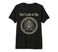 Medusa No me mires Divertida mitología Griega Medusa Camiseta Premium