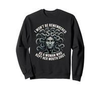 Medusa no será recordada mantuvo su Boca Cerrada Gorgona Sudadera