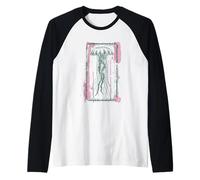 Medusa Océano fascinante Naturaleza Arte Camiseta Manga Raglan
