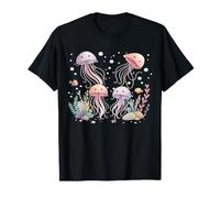 Medusa Retro Arco Iris mar océano Amante Hombres Mujeres niños Camiseta