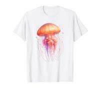 Medusa Retro Arco Iris mar océano Amante Hombres Mujeres niños Camiseta gráfica económica, Hombre, Blanco, S
