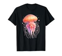 Medusa Retro Arco Iris mar océano Amante Hombres Mujeres niños Camiseta gráfica económica, Hombre, Negro, XL
