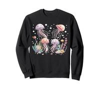 Medusa Retro Arco Iris mar océano Amante Hombres Mujeres niños Sudadera