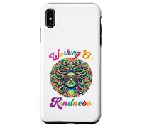 Medusa Working on Kindness Pun Sunglasses Greek Mythology Carcasa para iPhone XS MAX