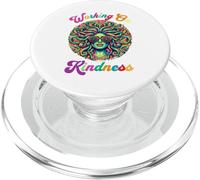 Medusa Working on Kindness Pun Sunglasses Greek Mythology PopSockets PopGrip para MagSafe