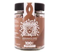 Medusafilters 100 Filtros de Carbón Premium Slim en vaso Ø 6mm | Tip Size | ORGANIC Edition | con tapones de fibra vegana y carbón activo de cáscara de coco
