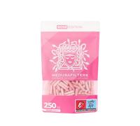 Medusafilters 250 Filtros de Carbón Premium Slim Ø 6mm | Tip Size | ROSÉ Edition | con tapones de fibra vegana y carbón activo de cáscara de coco