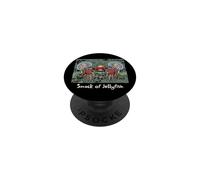 Medusas Boxeadoras Divertidas Cartoon Mar PopSockets PopGrip Adhesivo
