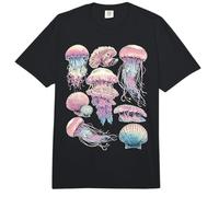Medusas Pastel Dreamy Art Ocean Marine Animals y2k años 2000 Comfort Colors Adult Heavyweight T-Shirt