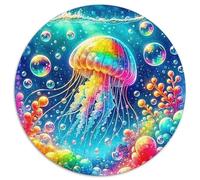Medusas Puzzle Juguete EduGatoivo Decoración del Hogar 1000 Piezas Marine Life Rompecabezas Imposible Entretenimiento Creativo para Adultos 1000pcs (67.5x67.5cm)