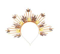 Medusas - Tocado de tiaras doradas, coronas, disfraz mítico, accesorio de moda para mujeres de moda, suministros de fiesta de Halloween, accesorios de fiesta