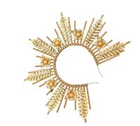 Medusas - Tocado de tiaras doradas, coronas, disfraz mítico, accesorio de moda para mujeres de moda, suministros de fiesta de Halloween