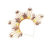 Medusas - Tocado de tiaras doradas, coronas, disfraz mítico, accesorio de moda para mujeres de moda, suministros de fiesta de Halloween