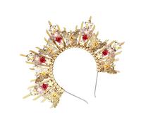 Medusas - Tocado dorado, tiaras, coronas, disfraz mítico, accesorio de moda para mujeres de moda, suministros de fiesta de Halloween