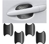 MEDZUK 4 protectores de pantalla para tirador de puerta compatibles con BMW X4 F26 2014-2018 resistente a los arañazos - Cubierta contra arañazos para puertas de coche y apertura del mango