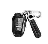 MEDZUK Funda para llave compatible con Citroen C4 X E-C4 2020-2025 2026 TPU Funda para llave de coche con llavero, accesorios de protección carcasa para llave (negro)