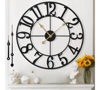 Mee 2ou Reloj De Pared De Diseño Moderno Y Vintage, Silencioso Sin Tic-TAC, Reloj De Pared Grande Salón, Disponible En 40 cm, 47 cm, 60 cm, 80 cm, 100 cm, Ideal para Ideal para Salon Cocina Oficina
