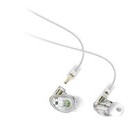 MEE audio - Controladores dinámicos MX1 Pro, Personalizables, con Aislamiento de Ruido, monitores intrauditivos modulares de Ajuste Universal con Cables Desmontables - Claro