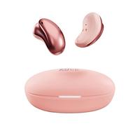MEE audio Pebbles True Wireless Earbuds - Bluetooth 5.3 Low Profile in Ear Auriculares Ligeros con micrófono de Auriculares y reducción de Ruido de Llamadas para Entrenamientos(Rosa)