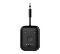 MEE audio Transmisor Bluetooth para Auriculares para hasta 2 AirPods/Otros Auriculares; Funciona con Entradas Aux de 3.5mm en Aviones, Equipos de Gimnasio, y Consolas de Videojuegos (Negro)