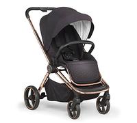Mee-go Pure - Cochecito y capazo | Suspensión todo terreno, ruedas a prueba de pinchazos, plegado compacto con una sola mano, accesorios incluidos, rosa polvorienta
