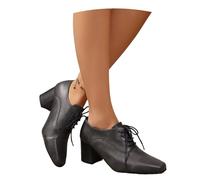 MEECHI Botas con Cordones Y Punta Cuadrada Tacones Altos for Mujer Primavera 2026 Botines Vintage De Estilo Británico Botas De Cuero PU con Tacón Grueso Zapatos De Tobillo De Talla Grande(Gray,39 EU)