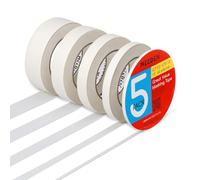 MEEDEN 5 paquetes de cinta de artista, 55 metros, sin ácido, muy adecuado para pintura, lienzo, papel, acuarela, pintura al óleo, ácido acrílico