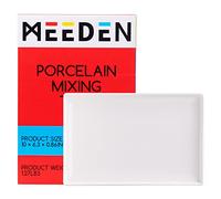 MEEDEN Bandeja de cerámica, Paleta de Pintura de Artista, Bandeja de Mezcla de Porcelana para la Acuarela Gouache