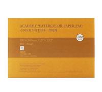 MEEDEN Bloque de papel de acuarela de algodón de 15 x 10 pulgadas, papel de acuarela de superficie texturizada, grano áspero, 140 libras/300 g/m², 20 hojas para pintar y dibujar, húmedo, medios mixtos