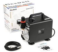 MEEDEN Kit de Compresor Aerocepillo - 1/5 HP Compresor de Aire Bastante para Pintura de Modelos con Manguera de 6 Pies